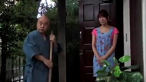 japanese Teen fucks old man